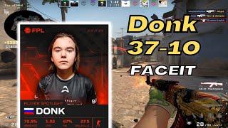 16yo 5000elo | Spirit Academy donk (37-10) (mirage) | FACEIT ranked | Feb 23, 2023