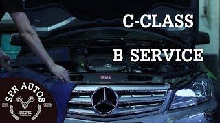 Mercedes C Class B Service overview with service light reset & DSB confirmation