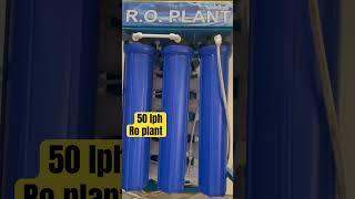 Ro plant 50Lph water purifier commercial Ro system