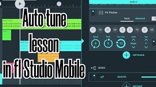 How to use auto tune in fl Studio Mobile. Pitcher and vocal editing tutorials for beginners