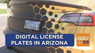 Digital license plates available for purchase in Arizona