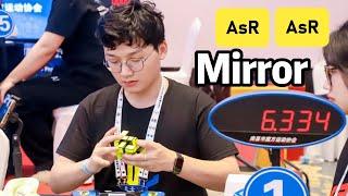 Misscrambles | 13.97 Single, 15.35 Avg 3x3 Mirror Cube Double Asian Record XAsR/XWR2 Zhihai Liu