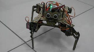 Робот паук Ардуино. TEST платформа «QUADRUPED» (iarduino)