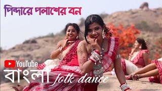 Pindare Polasher Bon | পিন্দারে পলাশের বন পালাব পালাব মন | bengali folk dance | original folk song