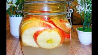 Making homemade apple cider vinegar in easy way