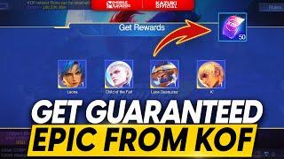 GET GUARANTEED EPIC OR BETTER SKINS FROM KOF EVENT | MLBB X KOF RETURNS 2023