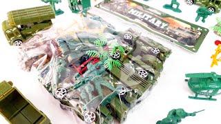 Set militar: Soldados de plástico, vehículos y accesorios | Unboxing y review