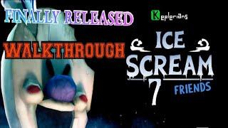 ICE SCREAM 7 FRIENDS LATEST WALKTHROUGH