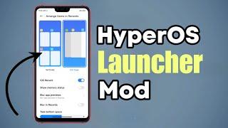 HyperOS Launcher MOD for MIUI ft. Magisk Module | Enable iOS Recents & More!