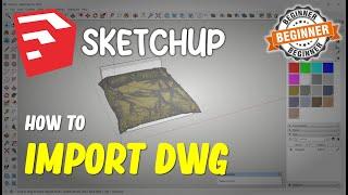 Sketchup How To Import DWG