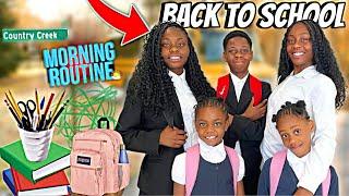 SIBLINGS BACK TO SCHOOL MORNING ROUTINE (First Day Back)