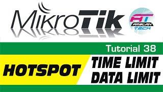 MikroTik Tutorial 38 - Hotspot Time & Data Limite