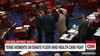 Tension on Senate floor amid health care fight