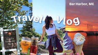 Travel Vlog | Bar Harbor, Maine | What we ate, hikes, sunset views, etc