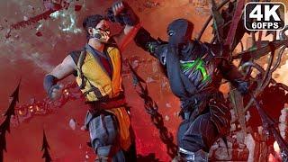 Scorpion Vs Noob Saibot Fight Scene 4K - Mortal Kombat 1 Khaos Reigns