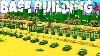 This NEW Army Men BASE BUILDING Battle Simulator is INSANE! - Attack on Toys