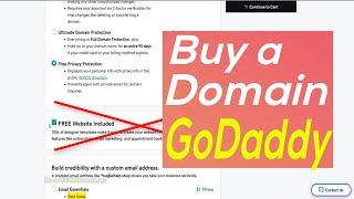 How to Buy domain From GoDaddy Tutorial 2023 - Avoid Hidden Fees!