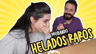 PROBANDO HELADOS de SABORES RAROS (y con alcohol) | Flor Tejero Ponte ft. @PabloMolinari