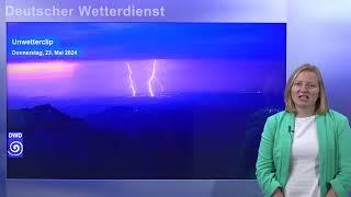 23.05.2024 Unwetterinformation - Deutscher Wetterdienst (DWD)