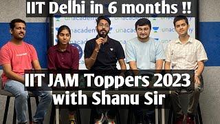 IIT JAM 2023 Toppers Interview || IIT Delhi Motivation || IIT JAM Preparation in 6 months