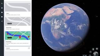 How to customize Google Earth by using different Map Styles