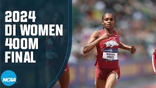 Women's 400m final - 2024 NCAA outdoor track and field championships