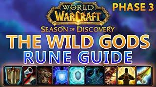 The Wild Gods Rune Quest | Phase 3 ALL CLASSES | Season of Discovery | Jeiku Living Flame NA