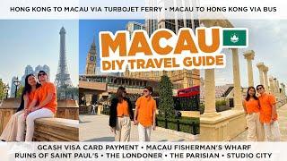 TRAVELING TO HONGKONG AND MACAU BY FERRY AND BUS | HONG KONG 2024  PART 4 | Mark and Ann