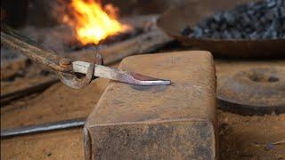 Making a flower holder - Blacksmith