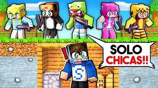 Minecraft: SPARTA vs 5 CHICAS  MINECRAFT SPEEDRUN CAZADORES