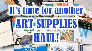 Oh Lordy, It's Time for Another ART SUPPLIES HAUL! (Last one for a while - my studio is full!)