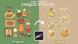 From Inspiration to Creation: Drawing Your Own Sticker Sheets!