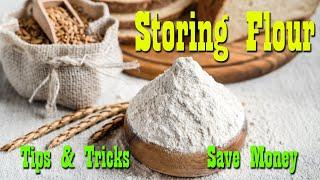 Storing Flour Long Term ~ Pantry Tips & Tricks ~ Save Money