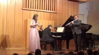 Irina Stachinskaya Ilja Dvoretskiy flutes Phillip Moll p-no 3 duets by F.Mendellson/T.Boehm-Lachner