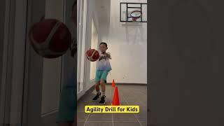 Agility Drill to Improve Explosive Power in Basketball for 8 Years Old Kids