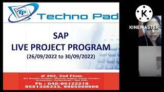 Live program on project by Priya Madam || Techno Pad Institute Ameerpet ||