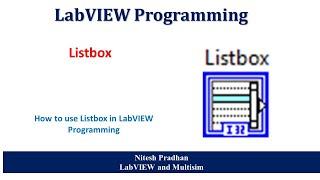 Strong Array to Listbox | LabVIEW Programming