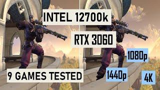 Intel 11th Generation i7 12700k Gaming Benchmark