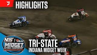 USAC Indiana Midget Week at Tri-State Speedway 6/8/24 | Highlights