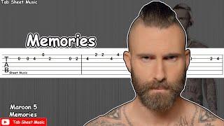 Maroon 5 - Memories Guitar Tutorial