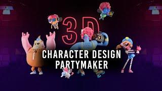 3D Character Design Partymaker | New Course