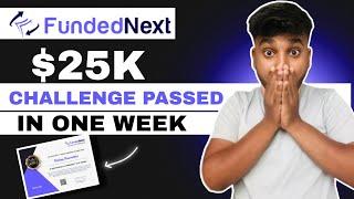 Fundednext 25k Stellar Challenge Passed in Week 