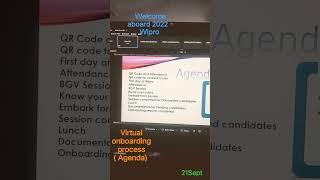 Wipro Virtual Onboarding Day - process 21Sept #wipro