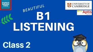 Cambridge PET Listening Test 2021 | Part 2