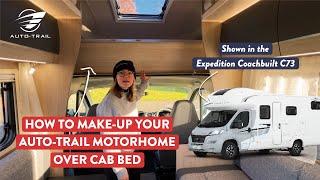 HOW TO | Make up the over cab bed in your Auto-Trail motorhome.