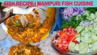 FISH RECIPE | MANIPURI FISH CUISINE | Nga Thongba & Marin Bori ALu Kanghou. Culantro Seeds ready.