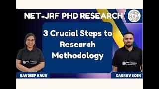 3 Crucial Steps to Research Methodology | Gaurav Soin