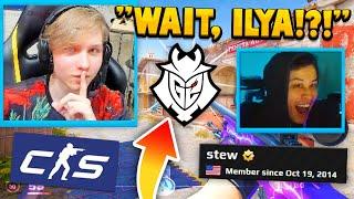 "I'M THE SMOKE CRIMINAL NOW...!"  - m0NESY Takes Over Stewie's Stream In NA!? | Level 10 FACEIT POV