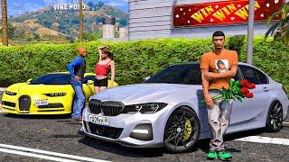 РЕАЛЬНАЯ ЖИЗНЬ В GTA 5 - ЗАНЯЛ ДЕНЬГИ У САЙМОНА И КУПИЛ BMW 330i. ПОЙМАЛ ДЕВУШКУ С ЛЮБОВНИКОМ ВОТЕР