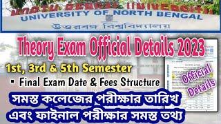 NBU Exam News Today | UG 1st, 3rd & 5th Semester Exam Date & Exam FEES Structure Official Update